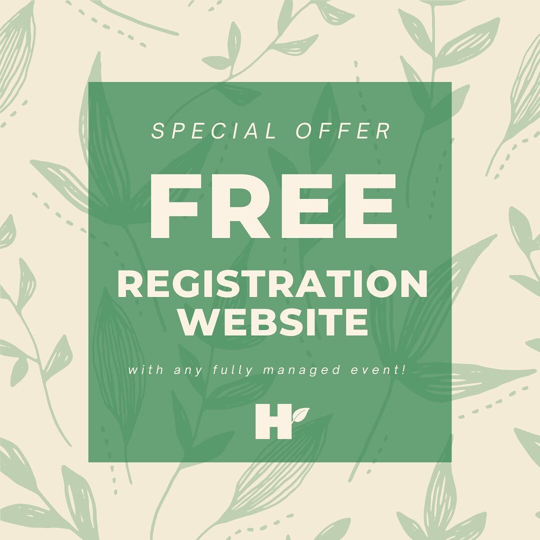 That's right! We are offering a FREE #eventregistration website for any fully managed event for 75 people or more booked with us before July 31st, 2022!
*
Impress your attendees with a customized event website that represents your brand and make sign