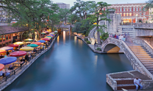 San Antonio Riverwalk area