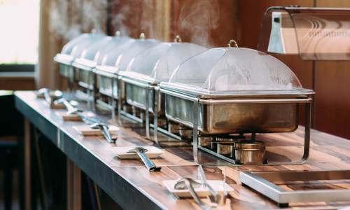 event catering food table