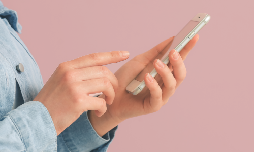 Woman Using Mobile Phone